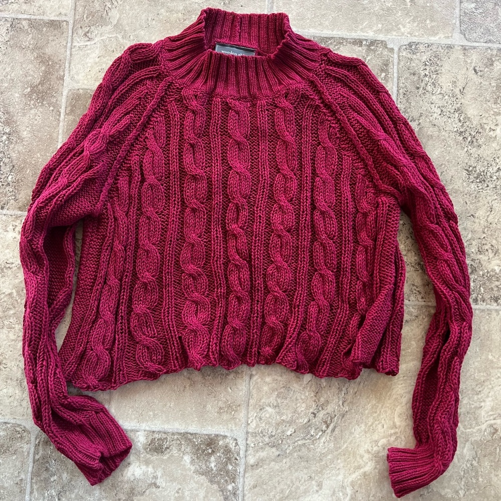 Wooden Ship sweater, size small/medium.